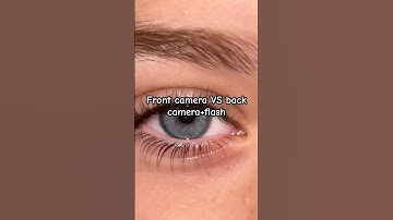 Front camera VS back camera+flash