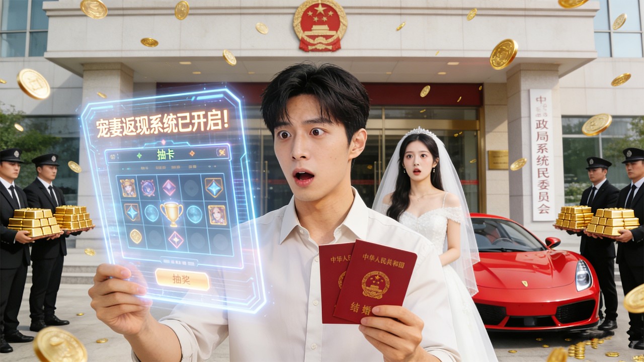 領証當天窮小夥覺醒寵妻返現系統，買6萬鑽戒返60萬，買60萬豪車返600萬！岳母笑他窮酸時，他直接甩出10億公司股份震驚衆人紛紛下跪求賞賜！【觉醒宠妻返现系统后】#逆襲 #短劇 #shorts