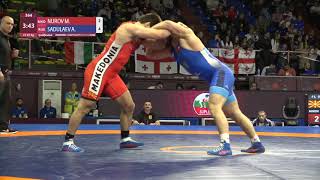 Qual. FS - 97 kg: M. NUROV (MKD) v. A. SADULAEV (RUS)