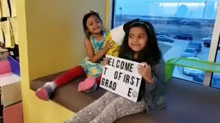 Sanvi's 1st Grade Open House at RJ Lee Elementary, Dallas,TX