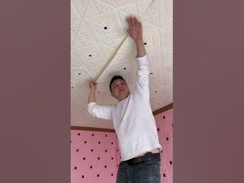 How to Stick Wallpaper , Home decoration with Stick Wallpaper part2696