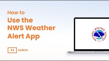 How To Use The NWS Weather Alerts App With Yodeck