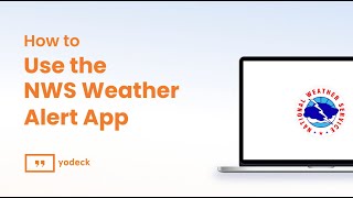How To Use The NWS Weather Alerts App With Yodeck screenshot 1