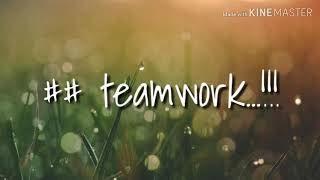/##Noting##/## like/## teamwork ##/