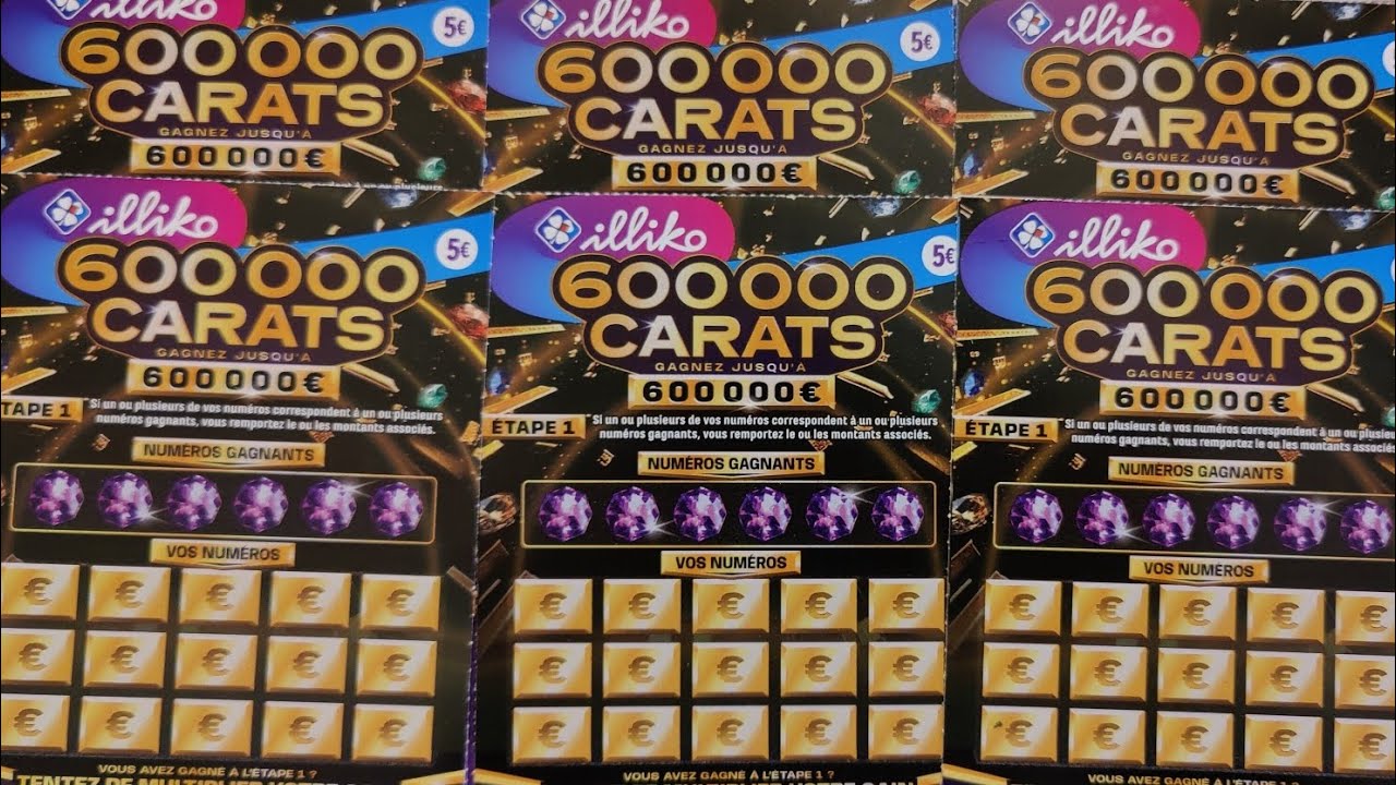 🛑 Grattage du 1 avril 🍀 Découverte du ticket 600 000 carats 😱