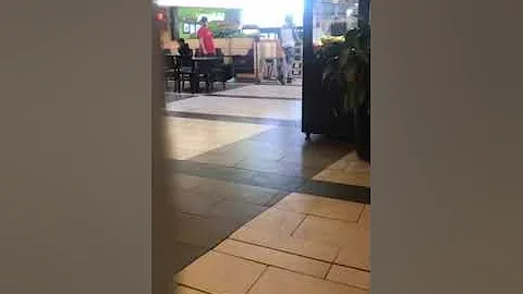 Eli Nunez (me) and James Nobel  Florence mall