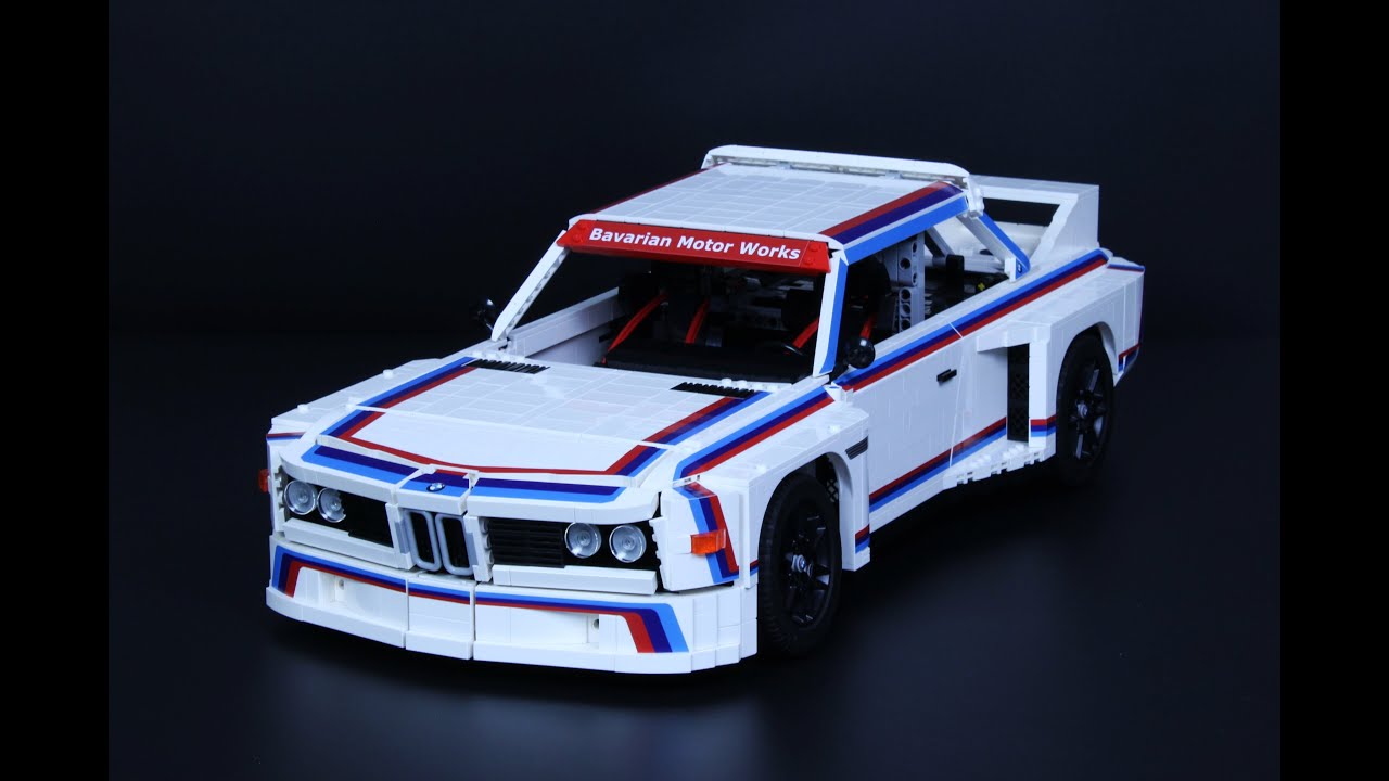 LEGO MOC-189726 BMW 3.0 CSL IMSA 1975 - 1:8 by GoldenBrickDesign