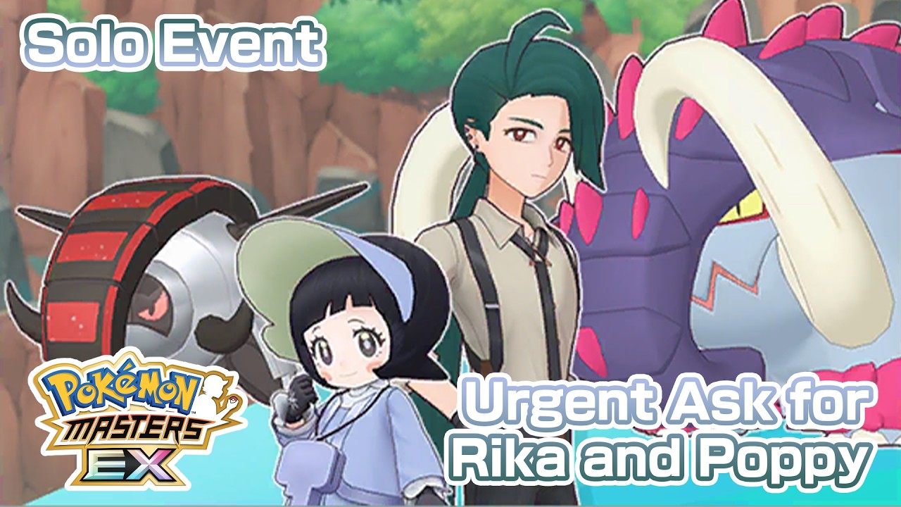 🇺🇸⛰️⚙️ Solo Event: Urgent Ask for Rika and Poppy (Full Storyline - No VA) | Pokémon Masters EX