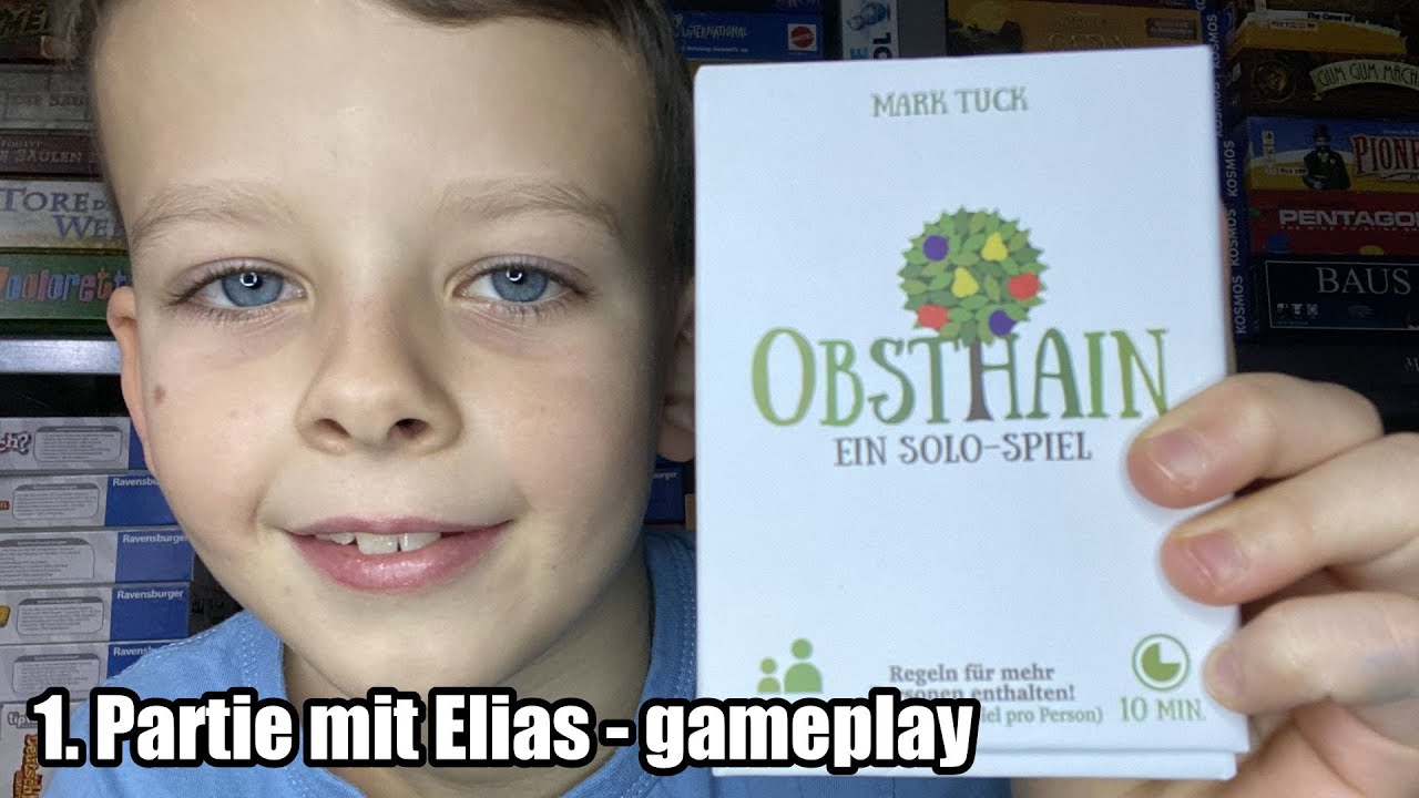 Obsthain Board Game Circus Solospiel Legespiel Familienspiel Kennerspiel Deutsch 