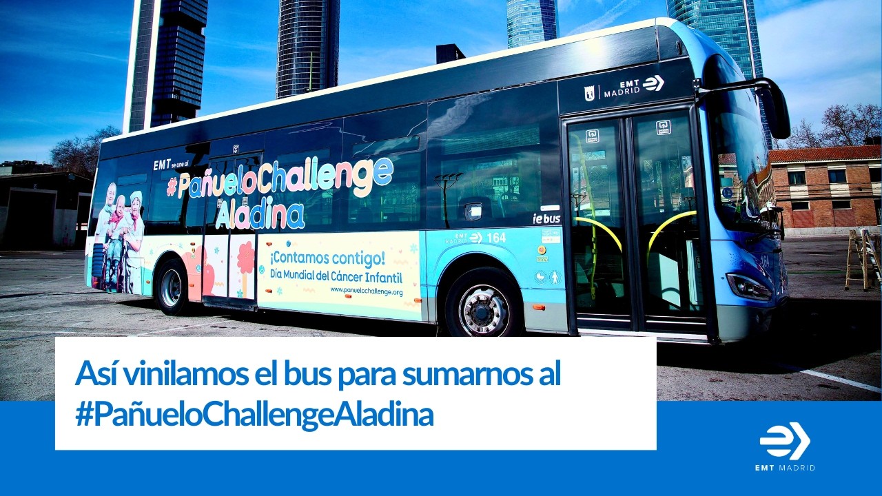 Así vinilamos el bus para sumarnos al #PañueloChallengeAladina