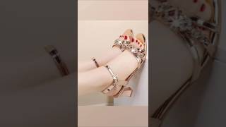 ||Trendy Golden Heels Collection||#fashion#trendyhighheels #ytshorts#heels @jhfashionbeautytips