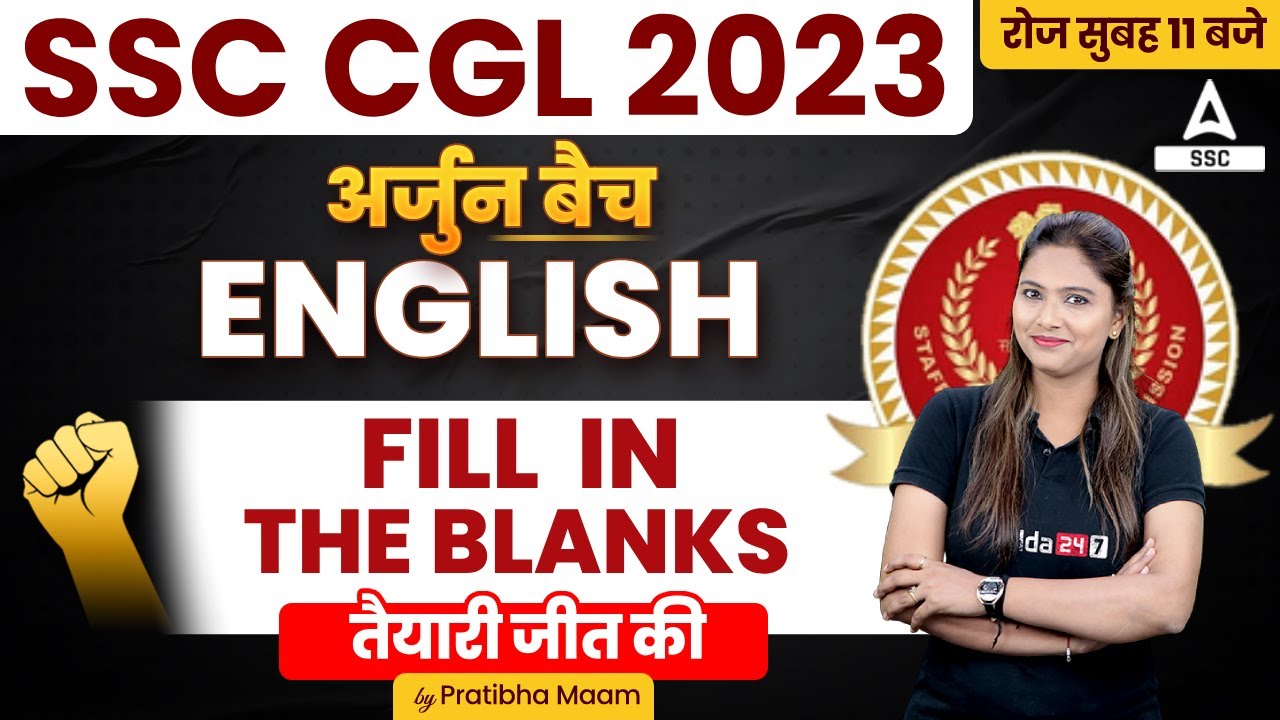 SSC CGL 2023 | SSC CGL English Classes by Pratibha Mam | SSC CGL 2022 ...