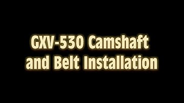 13 Honda GX 530 Camshaft and Belt Install