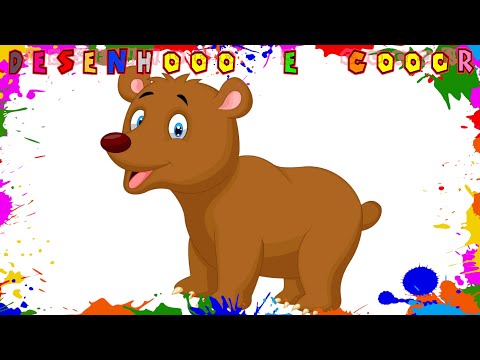 Como Desenhar um URSO FOFO | BEAR | ANIMAIS | Desenho para Colorir e Imprimir | Desenhooo e Cooor