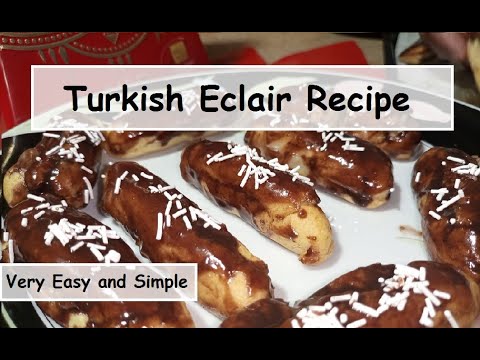 Turkish Eclair Recipe | Very Easy and Simple Recipe | By Fehmida Ka ...