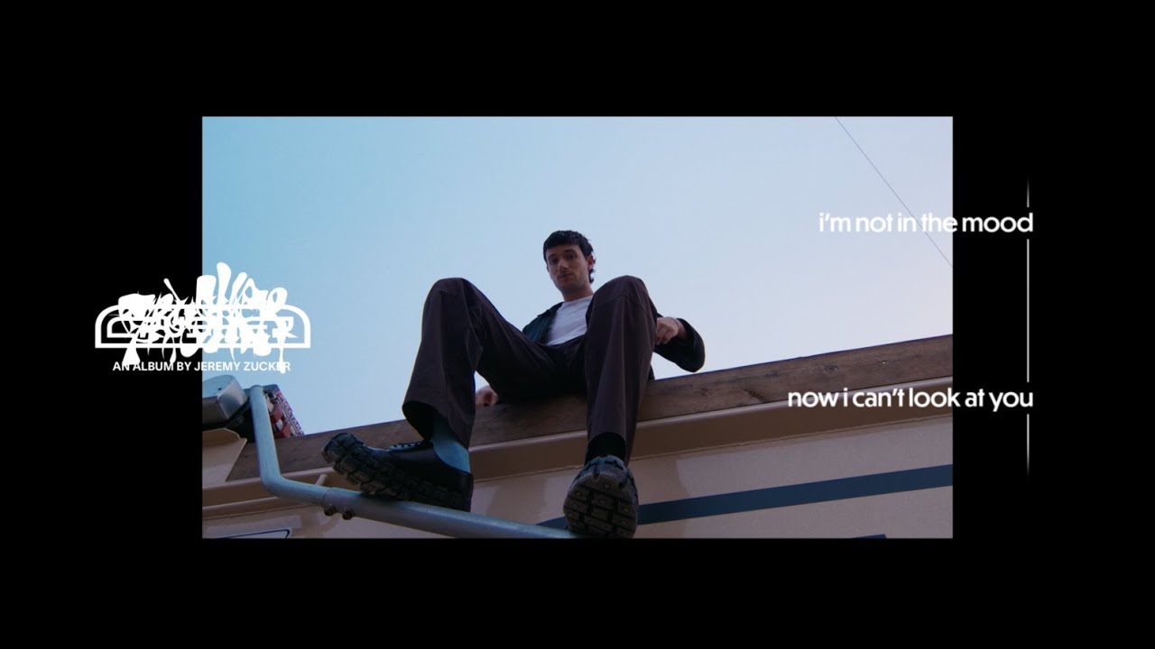 Jeremy Zucker - I can’t look at you (Official Lyric Video)