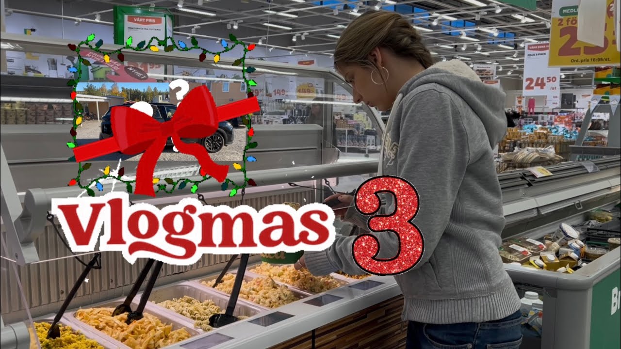 vlogmas 3.rész -svédországi életünk 
