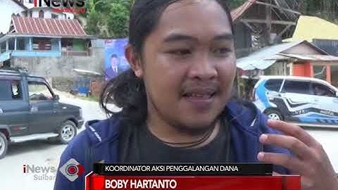 Aksi Galang Dana Untuk Korban Gempa  Di Mamasa | iNews Sulbar | 02-10-2018