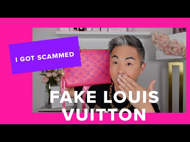 SCAMMED BUYING LOUIS VUITTON ONLINE: IT'S FAKE! Comparison, how to tell  *watch before buying*! 