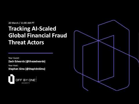 Tracking AI-Scaled Global Financial Fraud Threat Actors