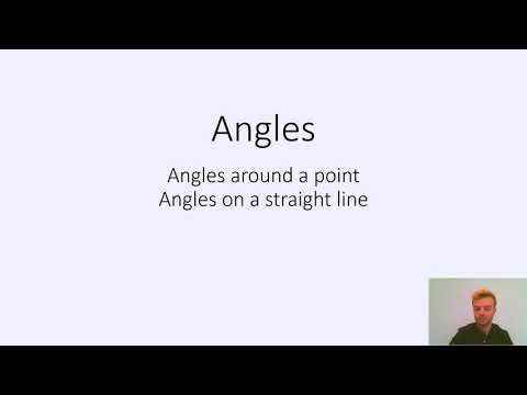 Angles on a Straight Line, Angles Around a Point