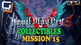 DMC 5 - Mission 15 Collectibles (Secret Mission & Blue Orb Fragments)