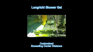 Longrichi Shower Gel Big Oval Flat Plastic Bottle Automatic Screen Printing Machine China Factory