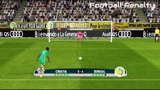 Croatia Vs Senegal  Penalty Shootout  Pes 2017 Gameplay Pc