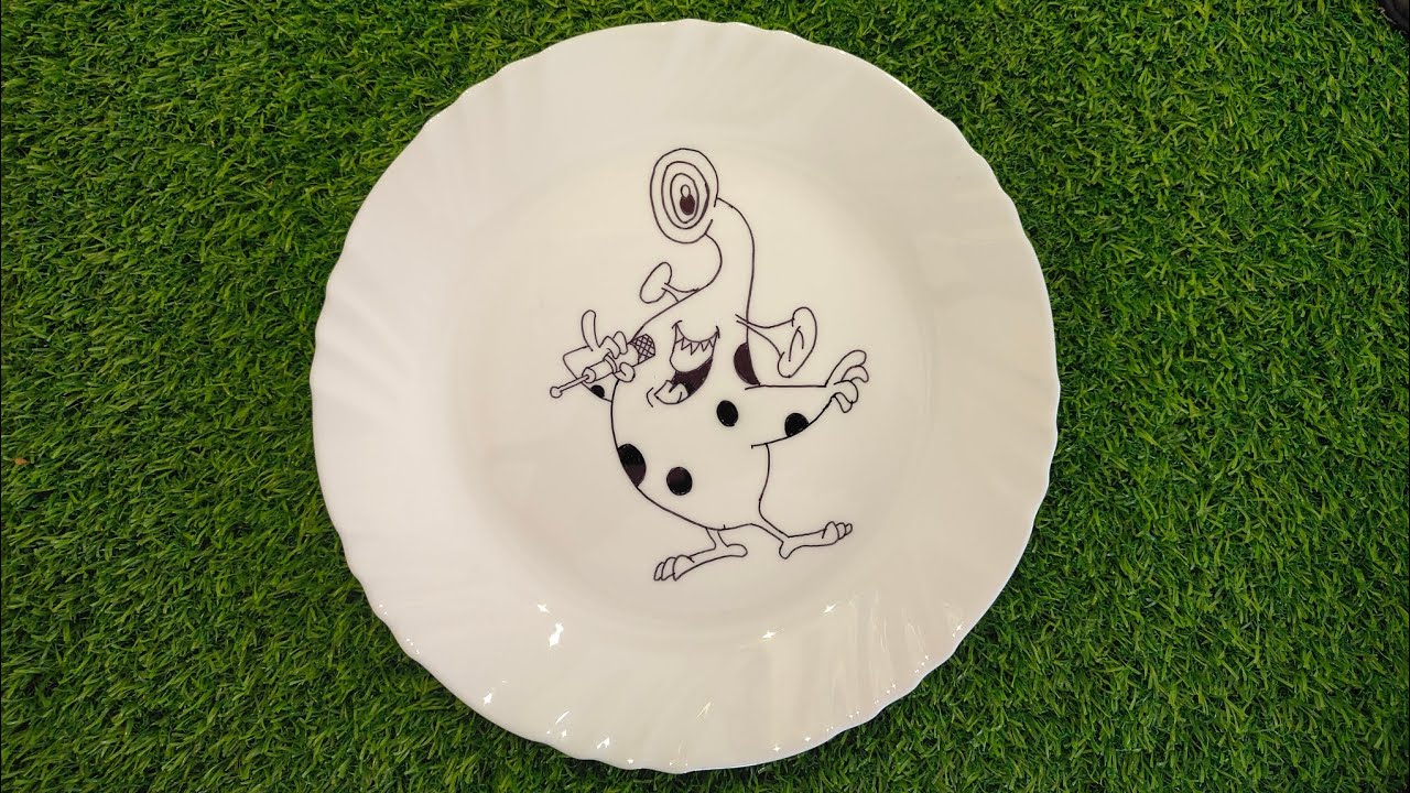 How To Draw Alien Singing Cartoon Drawing | Alien Drawing Easy For Kids | Easy Alien Drawing