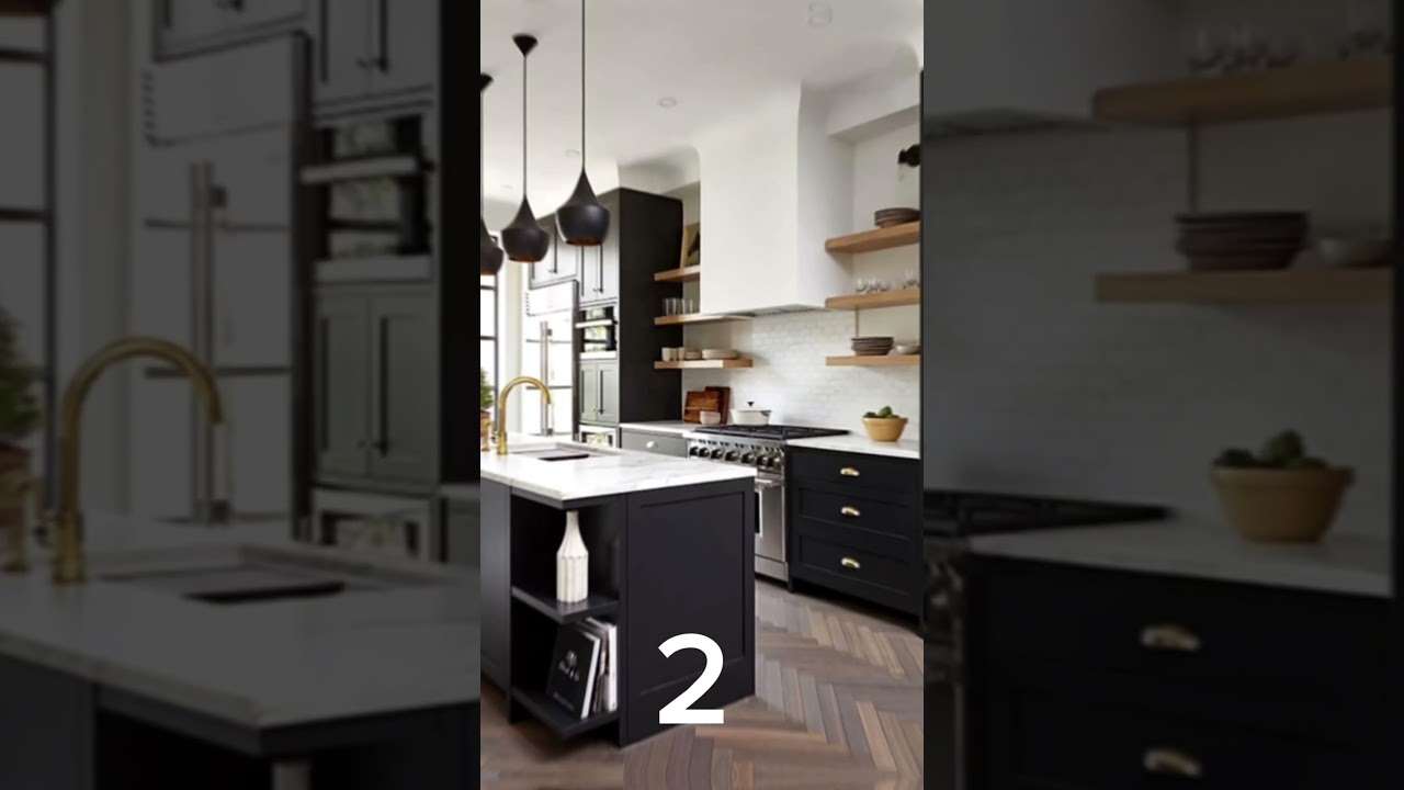 What’s Your Favorite Black & White Kitchen? 1,2,or 3 