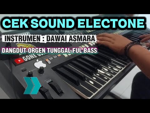 CEK SOUND DANGDUT ORGEN TUNGGAL KALEM INSTRUMEN [ DAWAI ASMARA COCOK BUAT SOUND HAJATAN