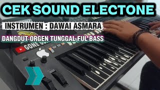 CEK SOUND DANGDUT ORGEN TUNGGAL KALEM INSTRUMEN [ DAWAI ASMARA COCOK BUAT SOUND HAJATAN