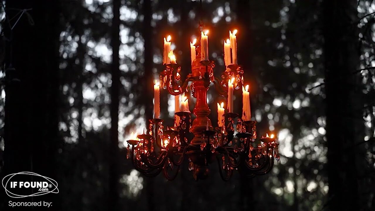 Candelabra in the Forest. Hagfors, Hagfors Kommun, Värmland, Sweden.