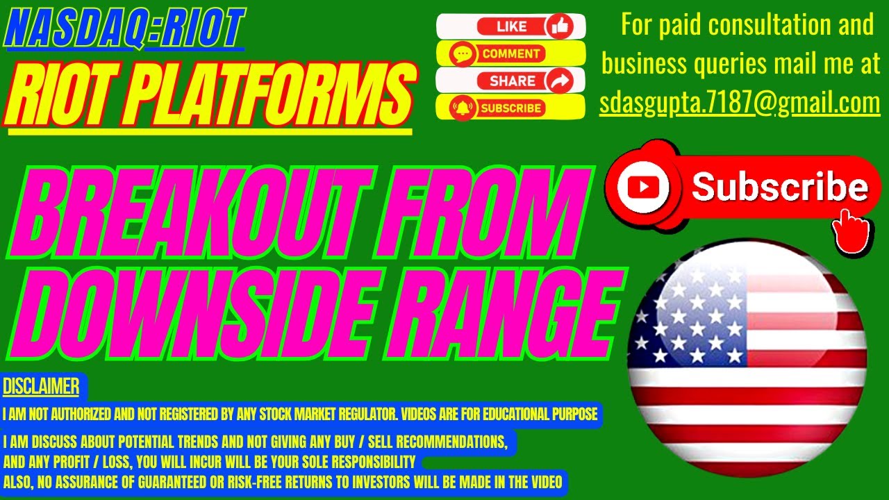 BREAKOUT FROM DOWNSIDE RANGE : RIOT STOCK ANALYSIS | RIOT PLATFORMS STOCK