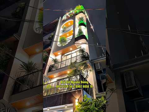 Nhà Đẹp Xuất Sắc 4m x 17m Thang Máy 6 Lầu Smart HOUSE Điện Năng Thông Minh