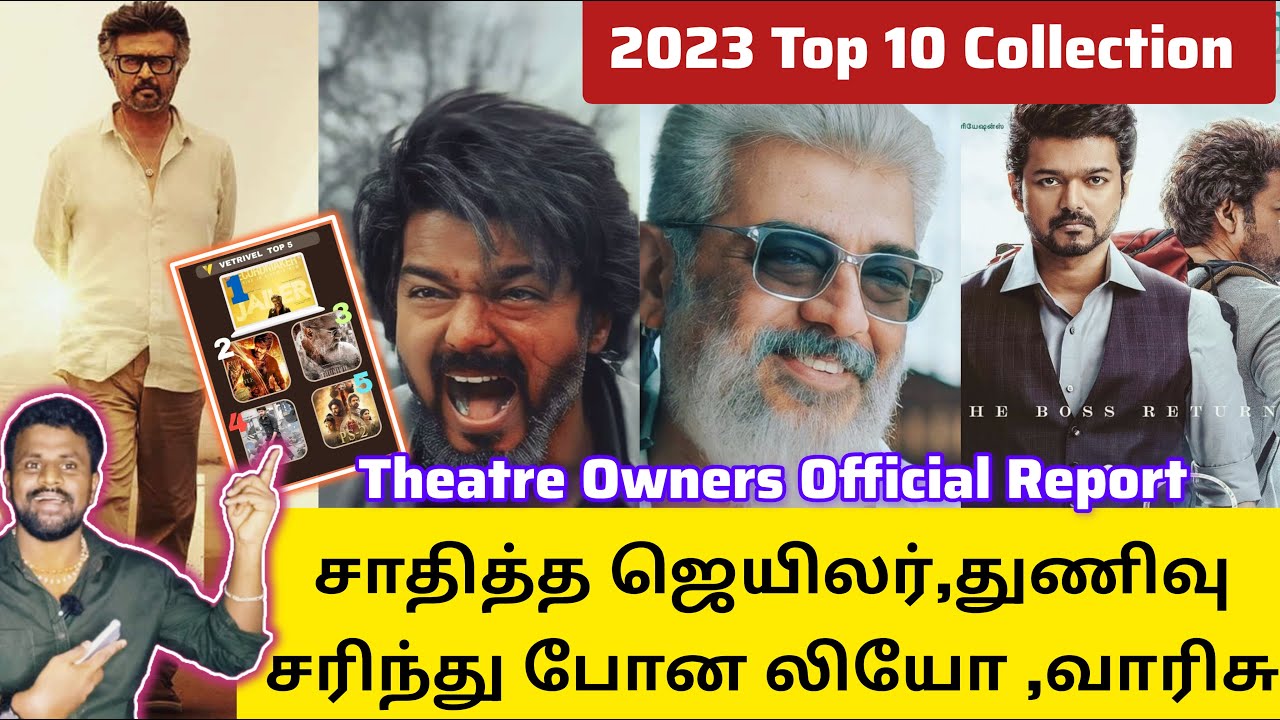 2023 Top 10 Kollywood Official Collection Report by Theatre Owners