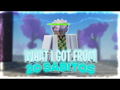 [PROJECT SLAYERS] What i got from 20 Sabitos