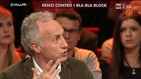Marco Travaglio: la situazione è peggiore di quando c'era Berlusconi - Ballarò 10/11/2015