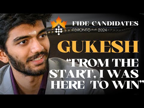 "From the start, I was here to win": Interview with FIDE Candidates winner Gukesh