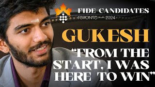 "From the start, I was here to win": Interview with FIDE Candidates winner Gukesh