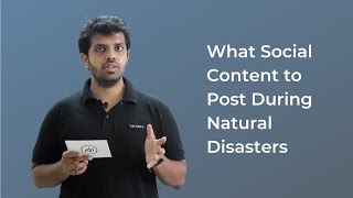 What Social Content to Post During Natural Disasters Like A Pandemic | #SocinovaSolutions