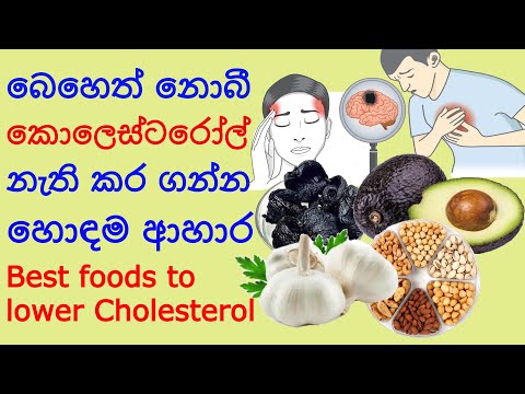 කොලෙස්ටරෝල් දහනය කරන ආහාර Cholesterol lowering foods sinhala කොලෙස්ටරෝල් සින්හලෙන් - Sonduru Diviya