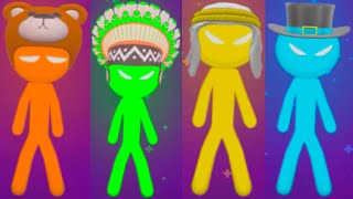 EL TORNEO DE MINI JUEGOS DE STICKMAN Gameplay Walkthrough STICKMAN PARTY Juego Para Android screenshot 2