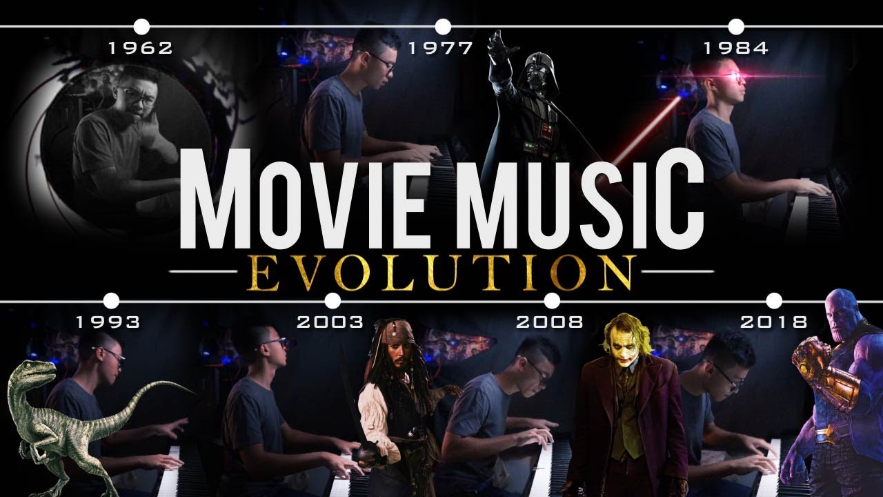 Movie Music Evolution Epic Piano MashupMedley Piano CoverSHEETSMIDI