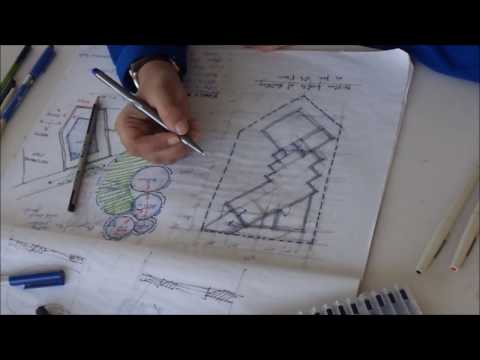 How to develop architectural concept design for a house or bungalow