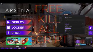ROBLOX ARSENAL KILL ALL SCRIPT FREE | INF AMMO, NO RECOIL, NO SPREAD, BLATANT