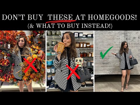 Interior Designer: Things to Never Buy at HomeGoods, What to Get