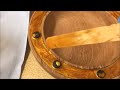 Woodturning - mixing gold resin & inserting wood dowels/ making Woodturning - mixing gold resin & inserting wood dowels/ making