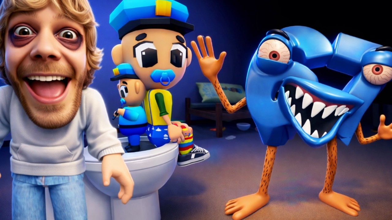 Roblox Escape All Jumpscares, RUN FROM 67 KID Brainrot Prison Run