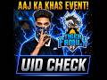 UID CHECK Unlimited 🔥  #TotalGaming #AjjuBhai #CustomLive #freefirelive